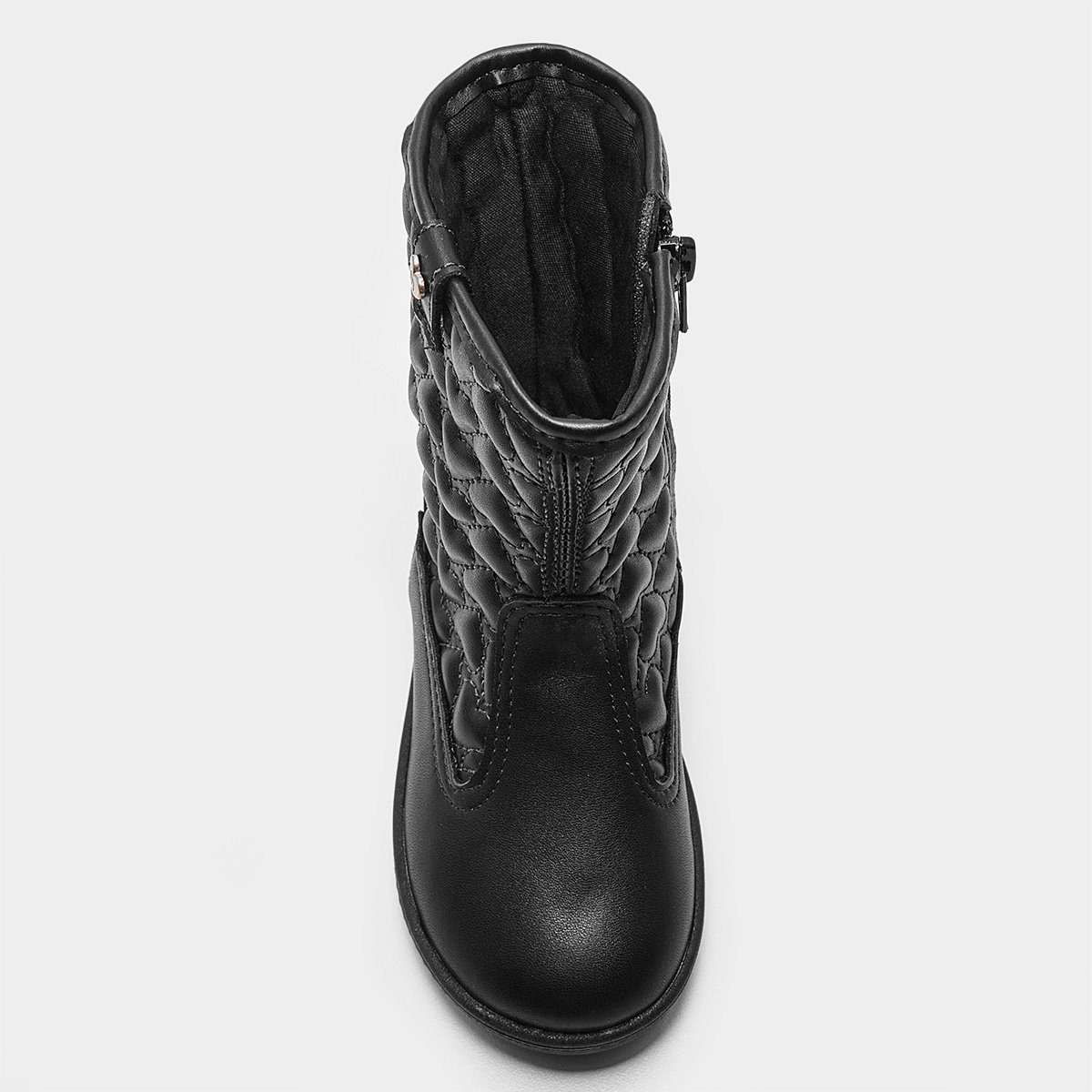 Bota Infantil Molekinha Cano Médio Matelassê Menina - Tam: 20 - 3