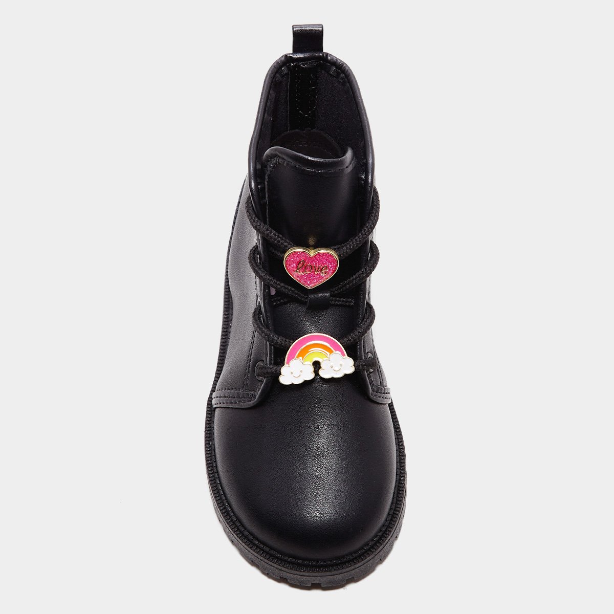 Bota Coturno Infantil Molekinha Baby Gliter Menina - Tam: 22 - 3