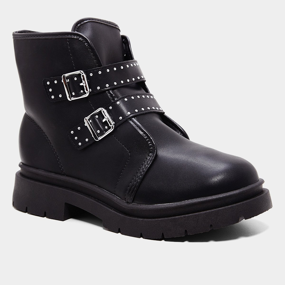 Bota Coturno Infantil Molekinha Com Fivela Menina - Tam: 36 - 1