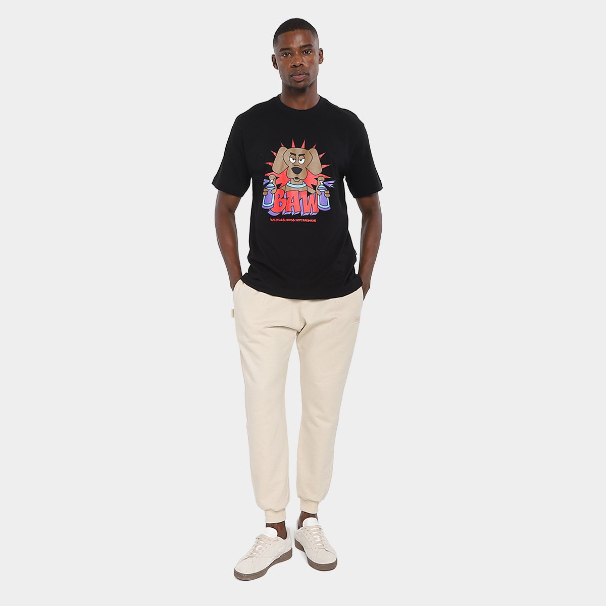 Camiseta Baw Clothing Regular Nice Day Masculina - Tam: P - 3