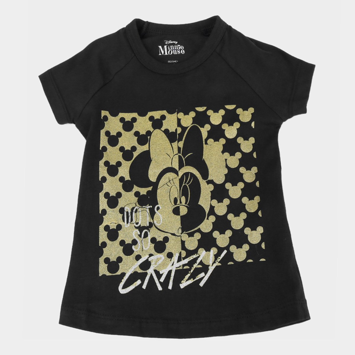 Blusa Infantil Disney Crazy Minnie Feminina