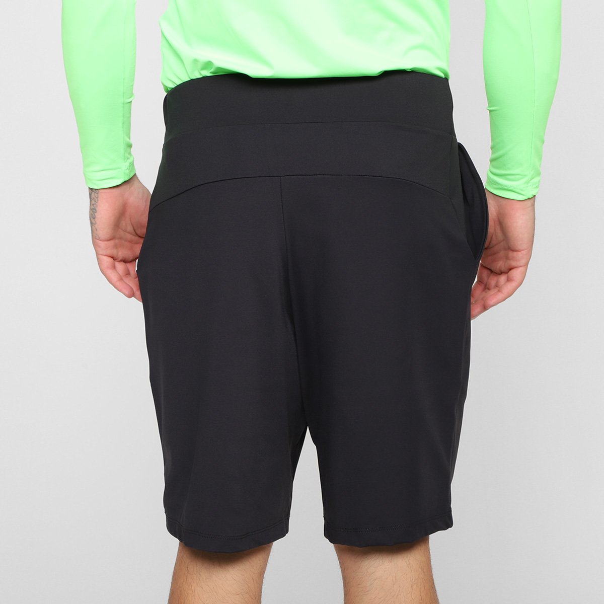 Bermuda Estilo Do Corpo Gym Masculina - Tam: P - 1