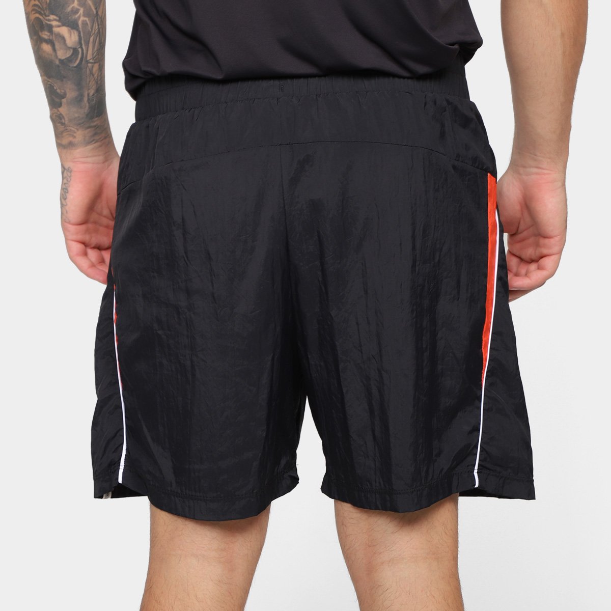 Bermuda Estilo Do Corpo Dupla Sport Masculina - Tam: P - 1