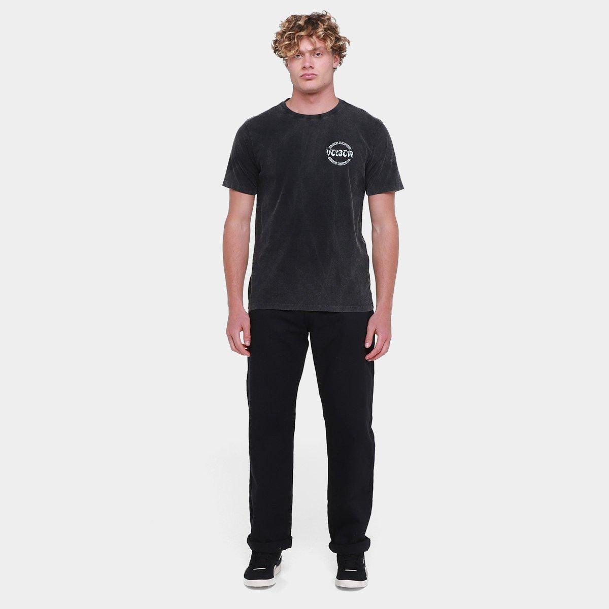 Camiseta Volcom Stoneature Masculina - Tam: M - 3