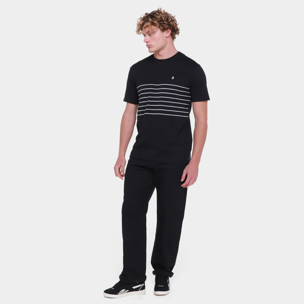 Camiseta Volcom Summerside Masculina - Tam: G - 3