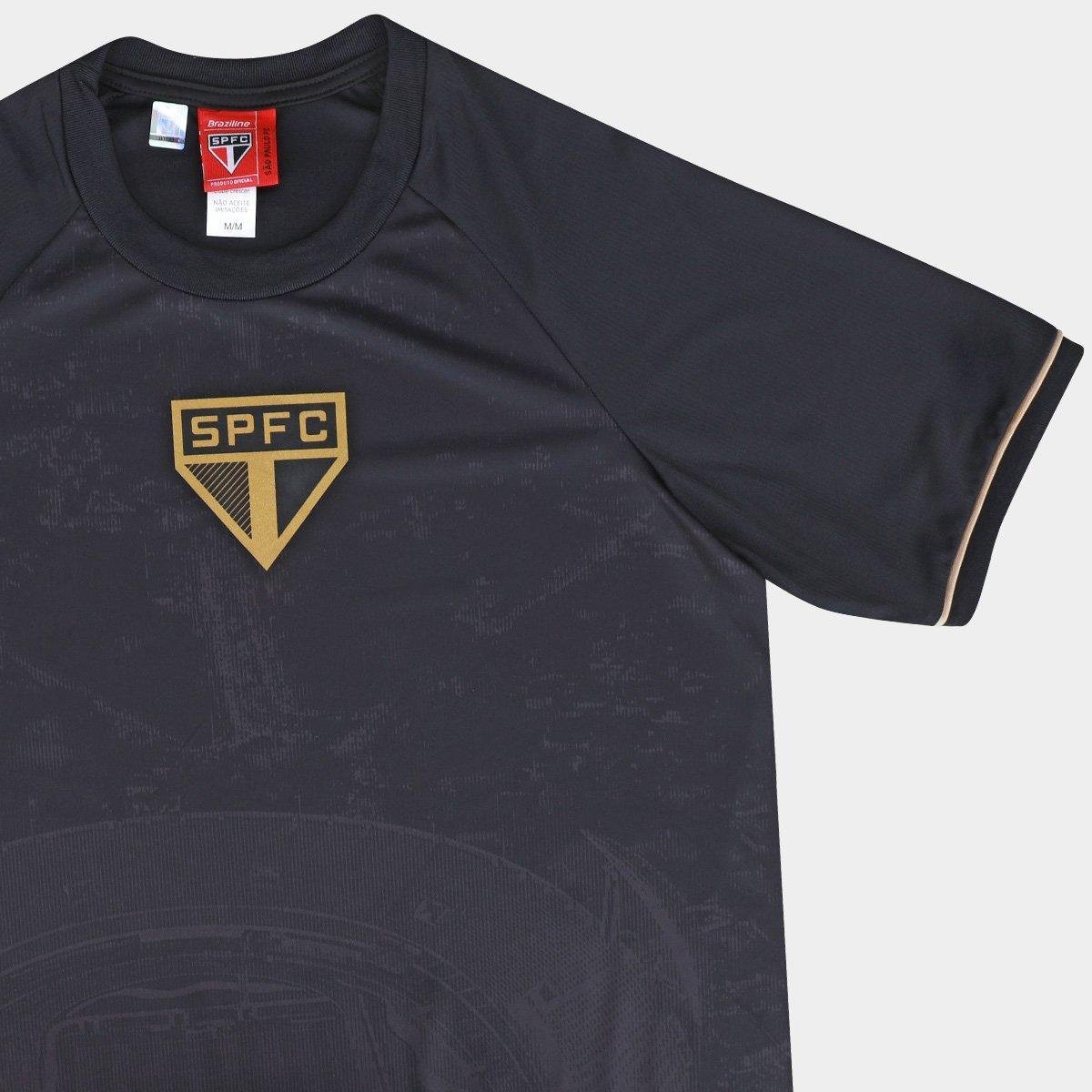 Camisa São Paulo Braziline Masculina - Tam: P - 4