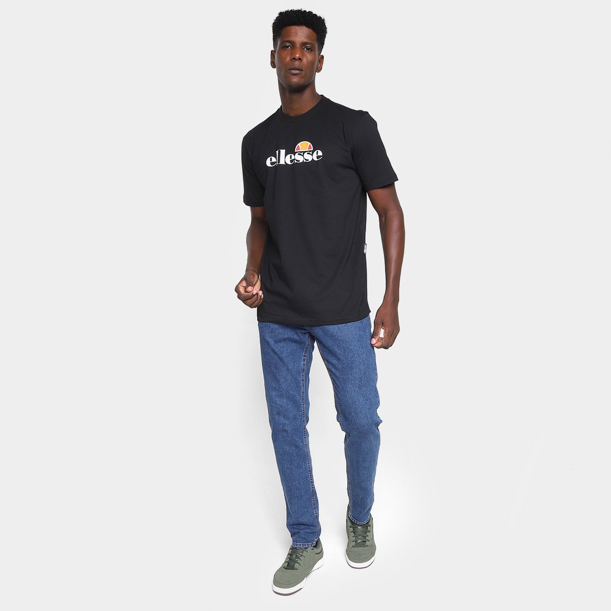 Camiseta Ellesse Basic Logo Masculina - Tam: P - 3