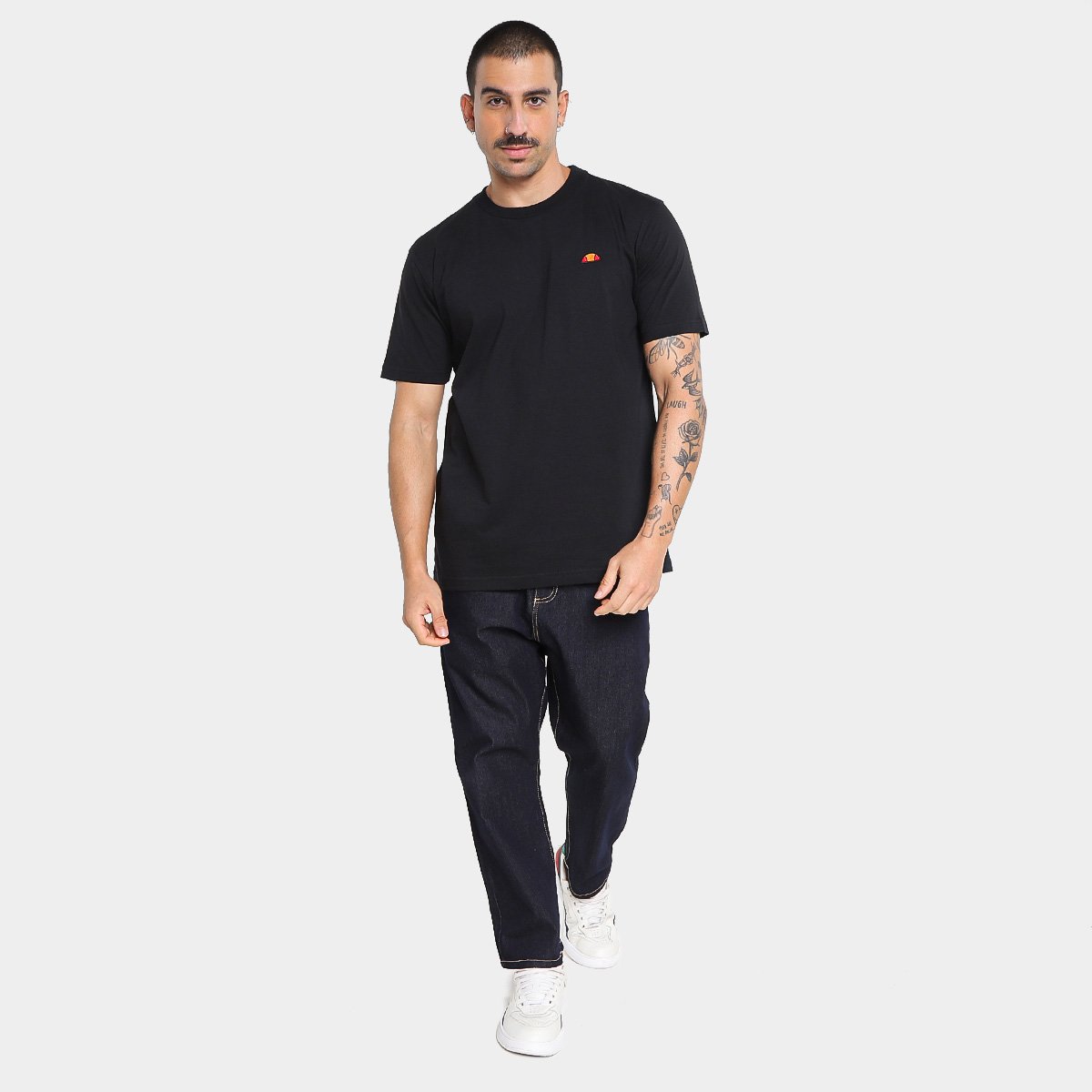 Camiseta Ellesse Estampada Cubo Masculina - Tam: P - 3