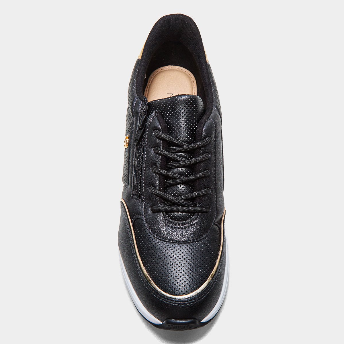 Tênis Modare Detalhe Dourado Feminino - Tam: 34 - 3