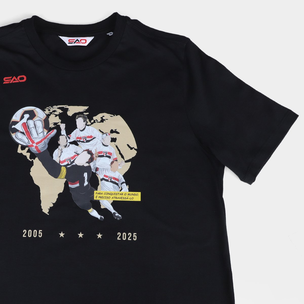 Camiseta São Paulo Heróis do Tri Masculina - Tam: P - 5