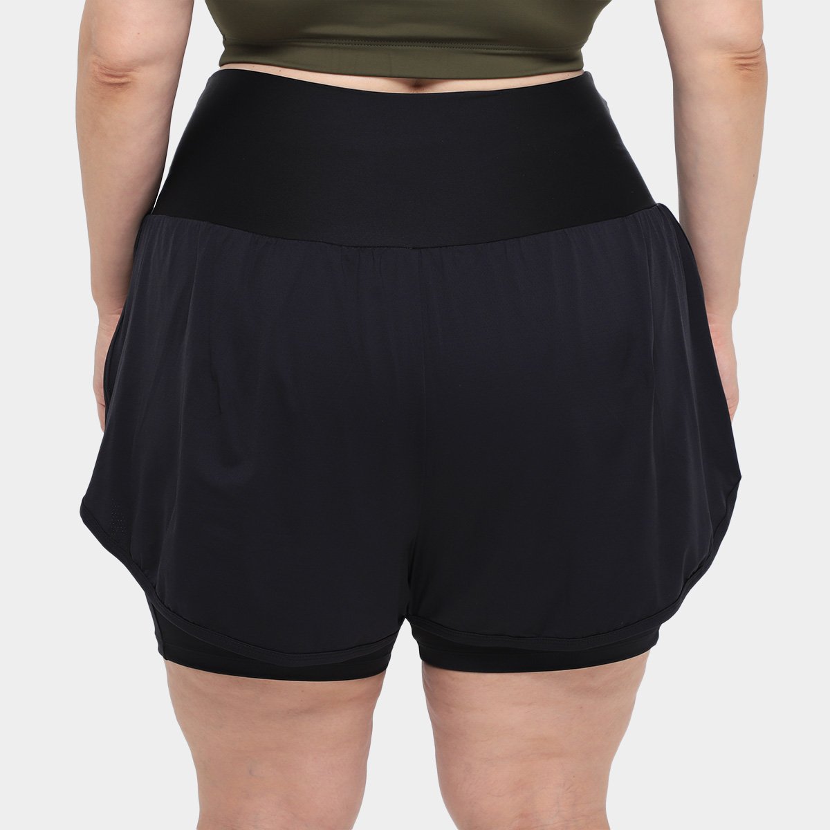 Shorts WonderSize PlusSize Bruna Feminino - Tam: EP - 1