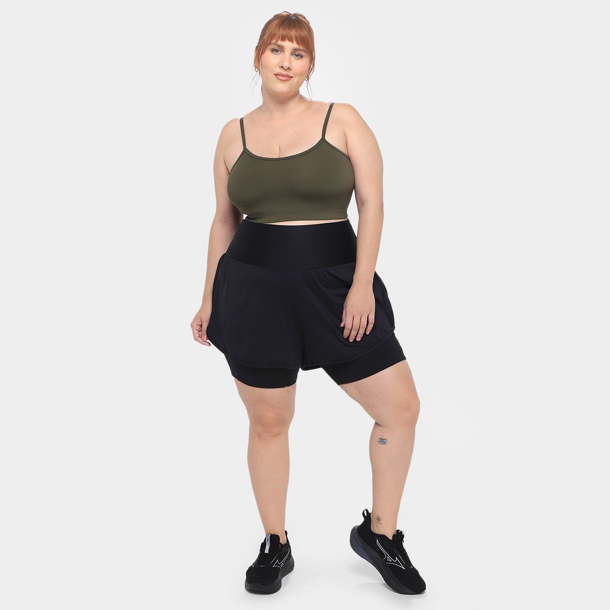 Shorts WonderSize PlusSize Bruna Feminino - Tam: EP - 3