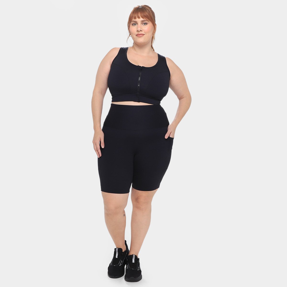 Bermuda WonderSize Plus Size Alessandra Feminina - Tam: EP - 3