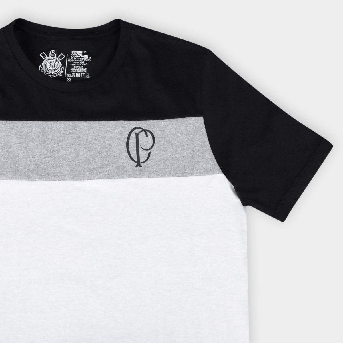 Camiseta Corinthians Frente Masculina - Tam: M - 5