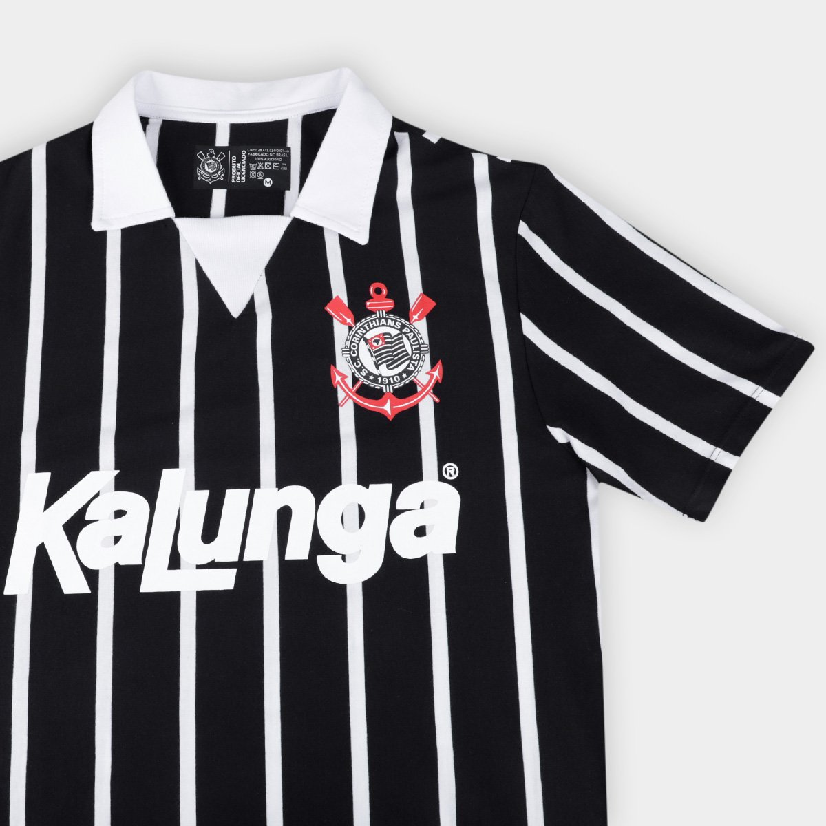 Camisa Polo Corinthians Retrô Masculina - Tam: P - 5