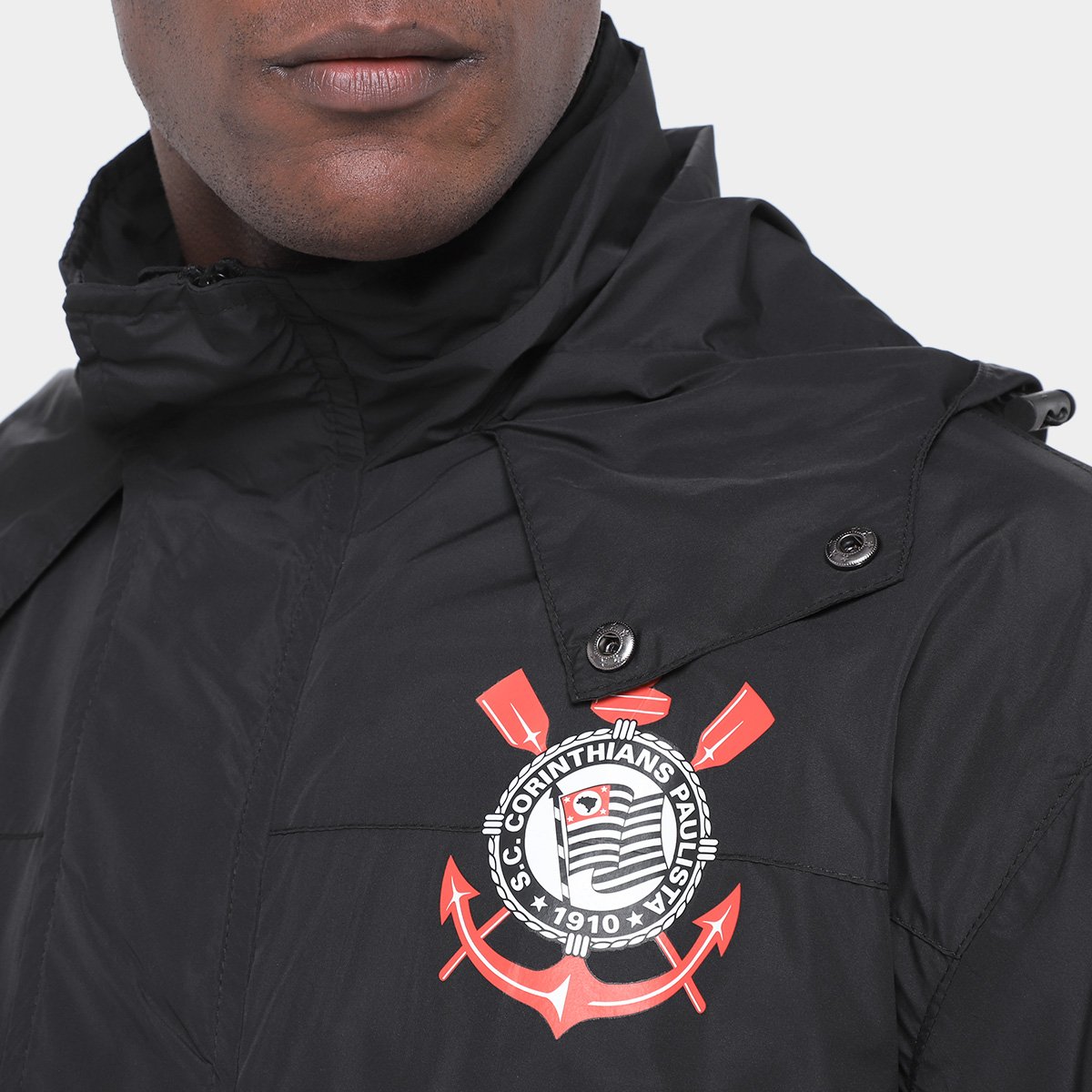 Jaqueta Corta Vento Corinthians Coimbra Masculina - Tam: G - 2