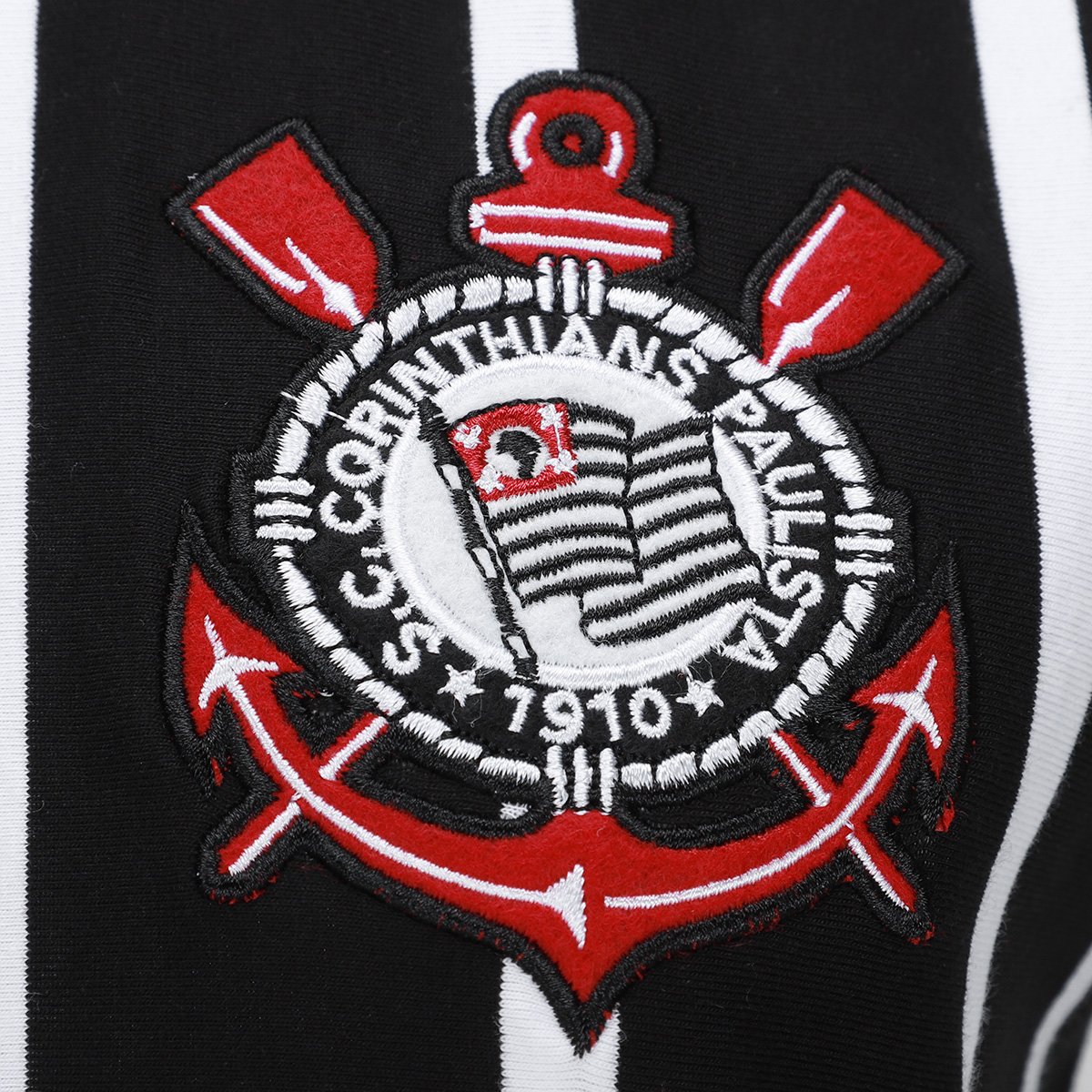 Camiseta Polo Corinthians Retrô Japão Feminina - Tam: G - 2