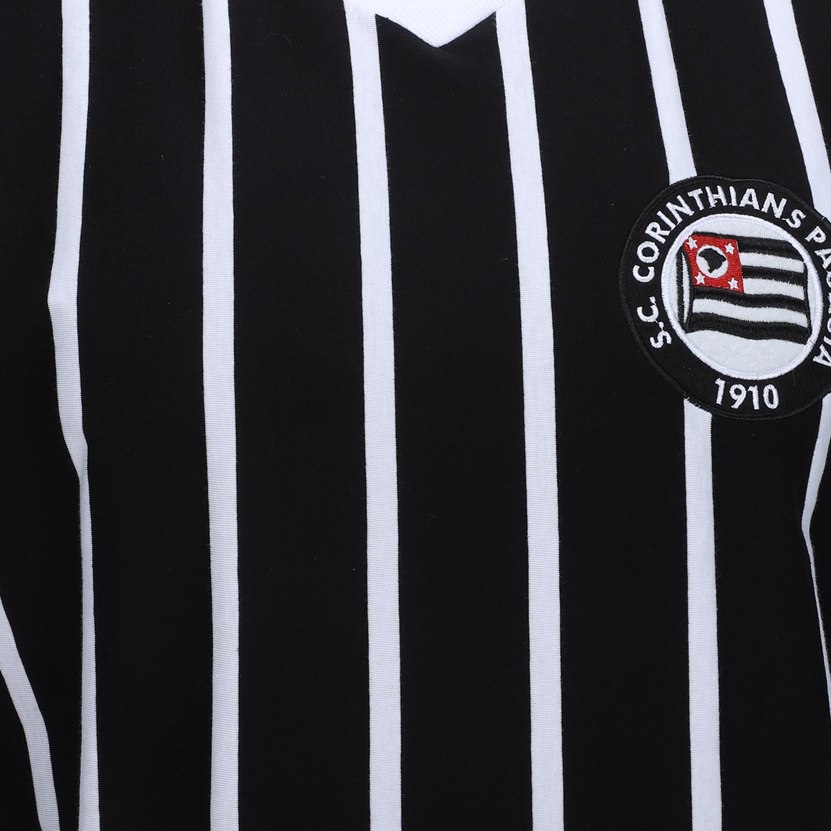 Camiseta Corinthians Listrada Masculina - Tam: P - 2