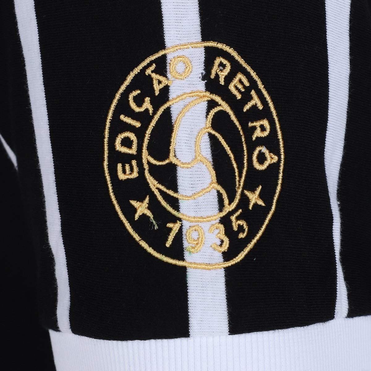 Camiseta Corinthians Listrada Masculina - Tam: P - 4