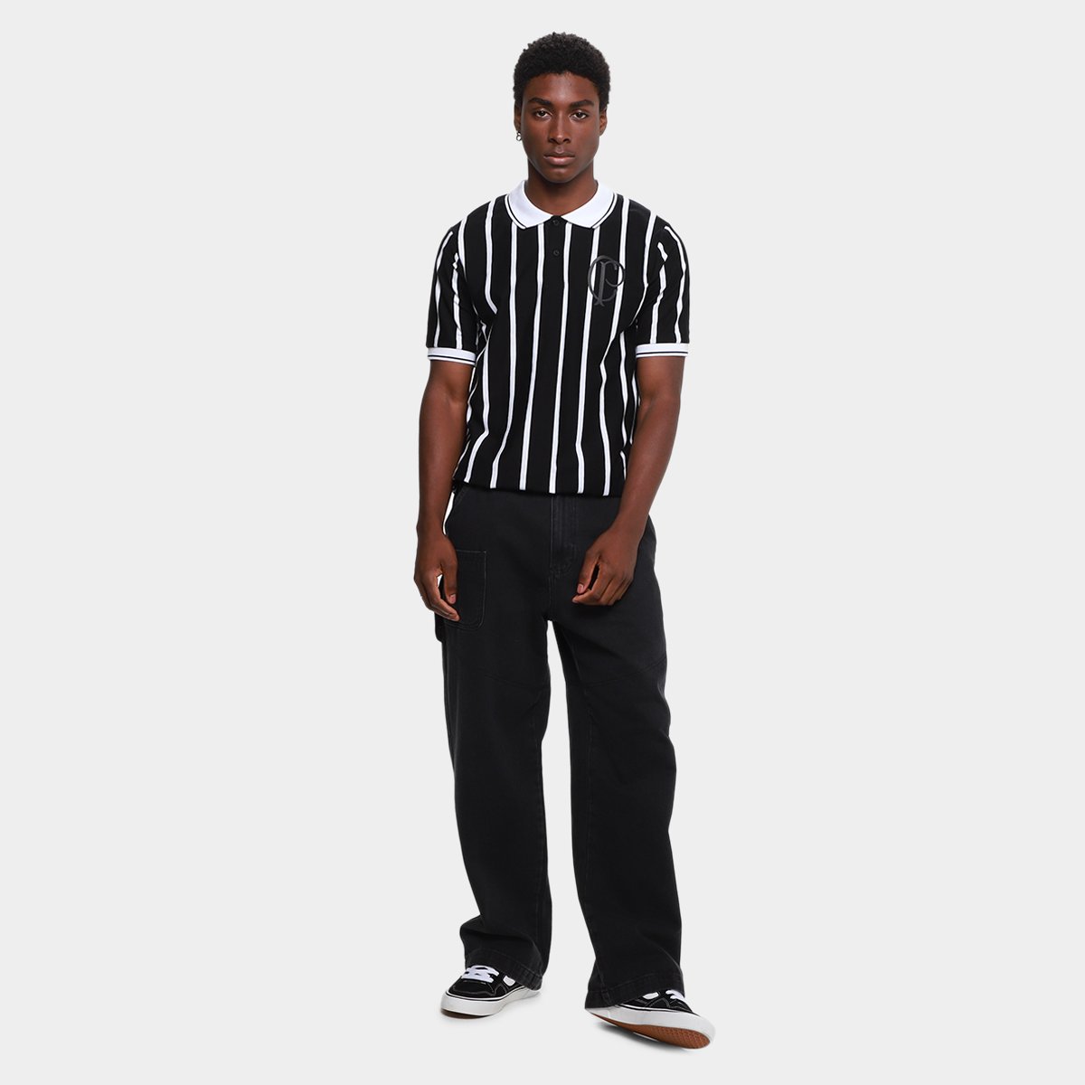 Camisa Polo Corinthians CP Listrada Masculina - Tam: P - 4