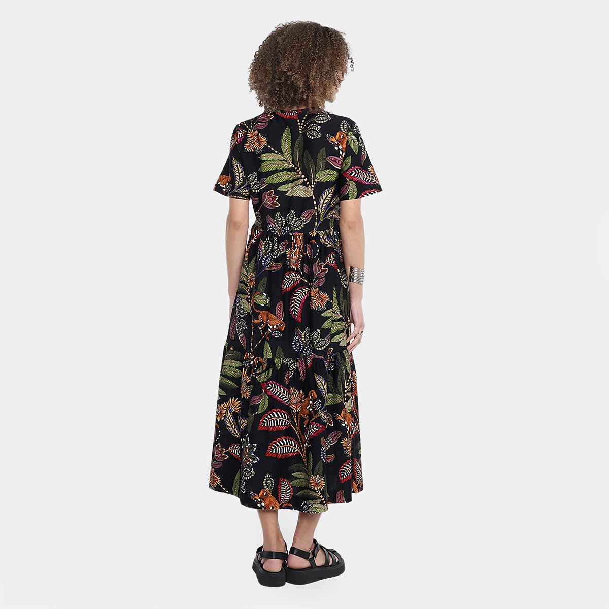 Vestido Farm Midi Festa De Caju - Tam: M - 1