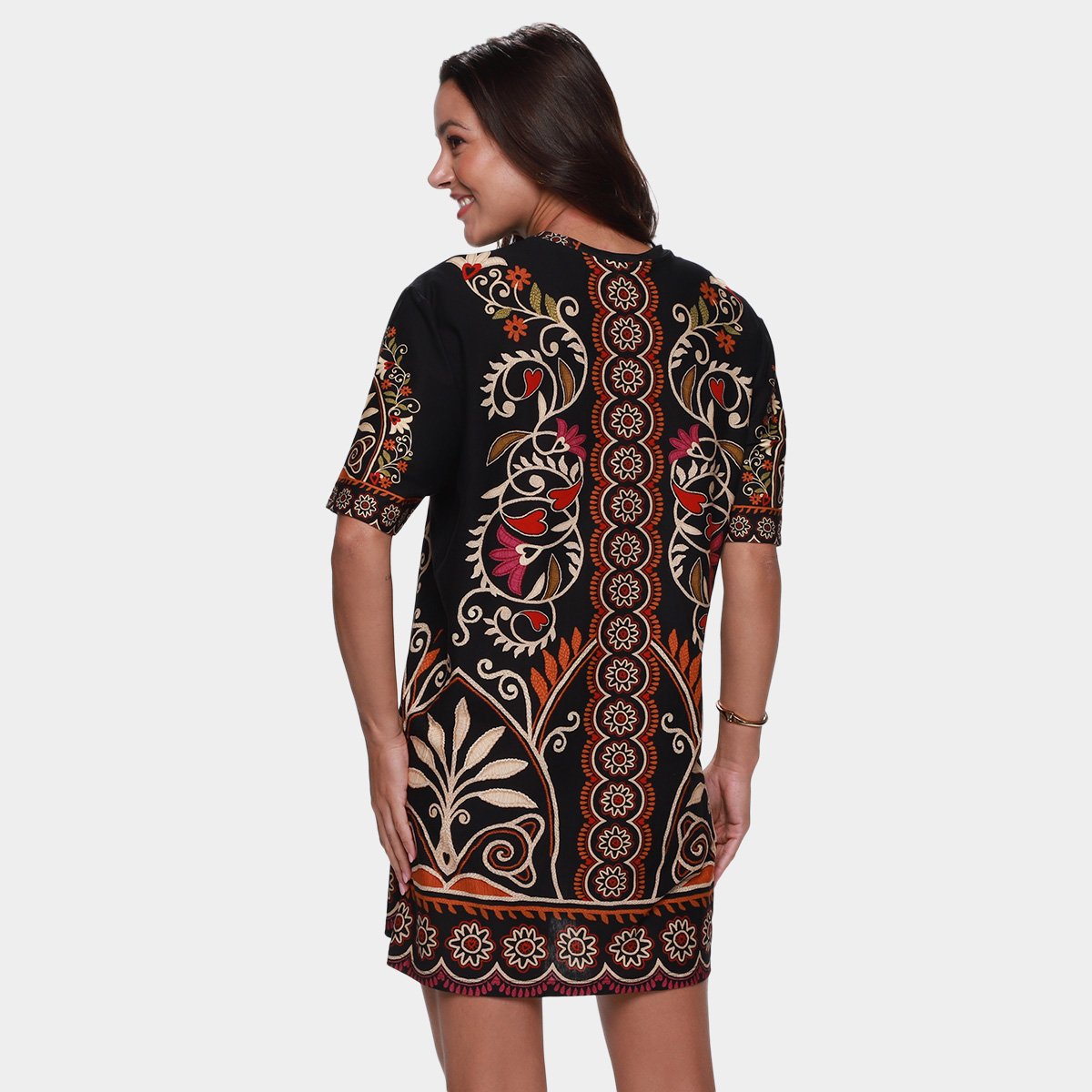 Vestido Tshirt Farm Casual Feminino - Tam: M - 1