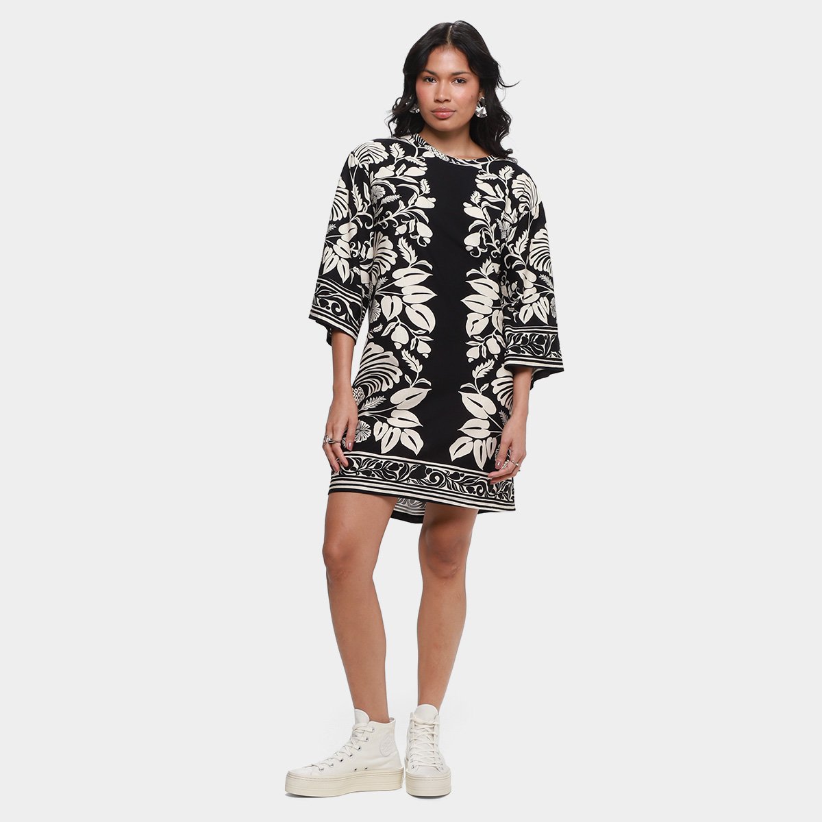 Vestido Farm T-Shirt Big Sintra Feminino - Tam: P - 4
