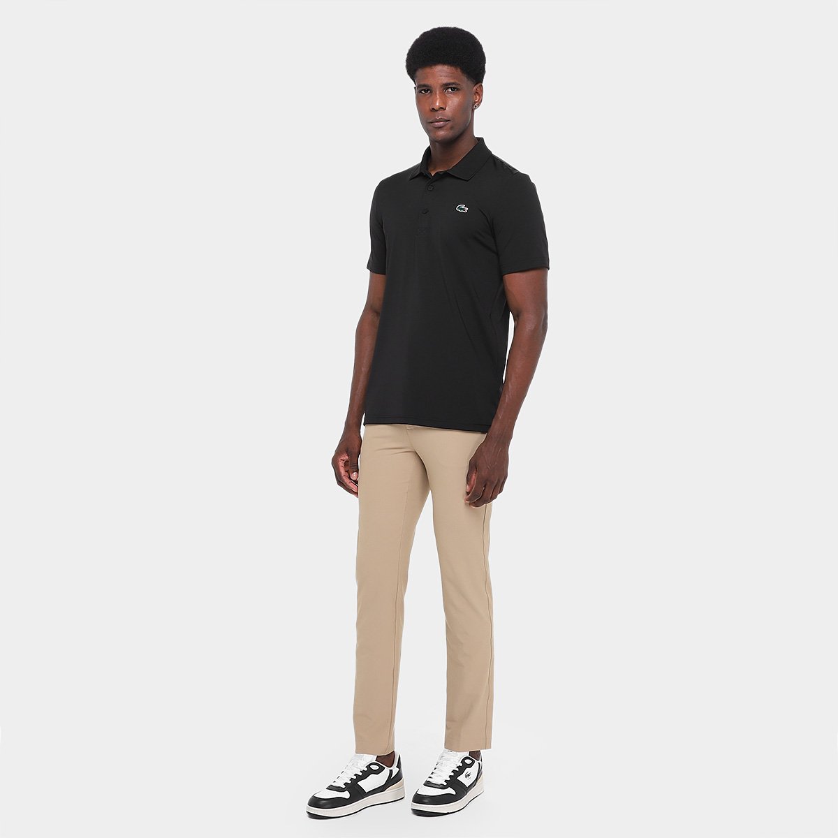 Camisa Polo Lacoste Jersey Masculina - Tam: P - 3