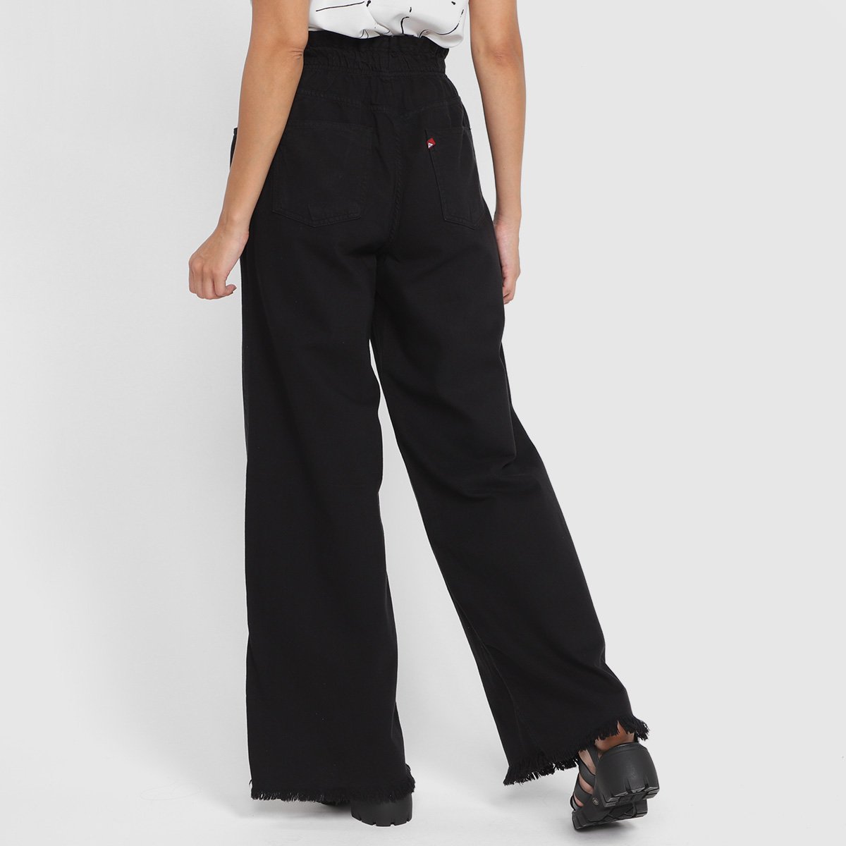 Calça Wide Leg Cambos Clochard Feminina - Tam: 36 - 2