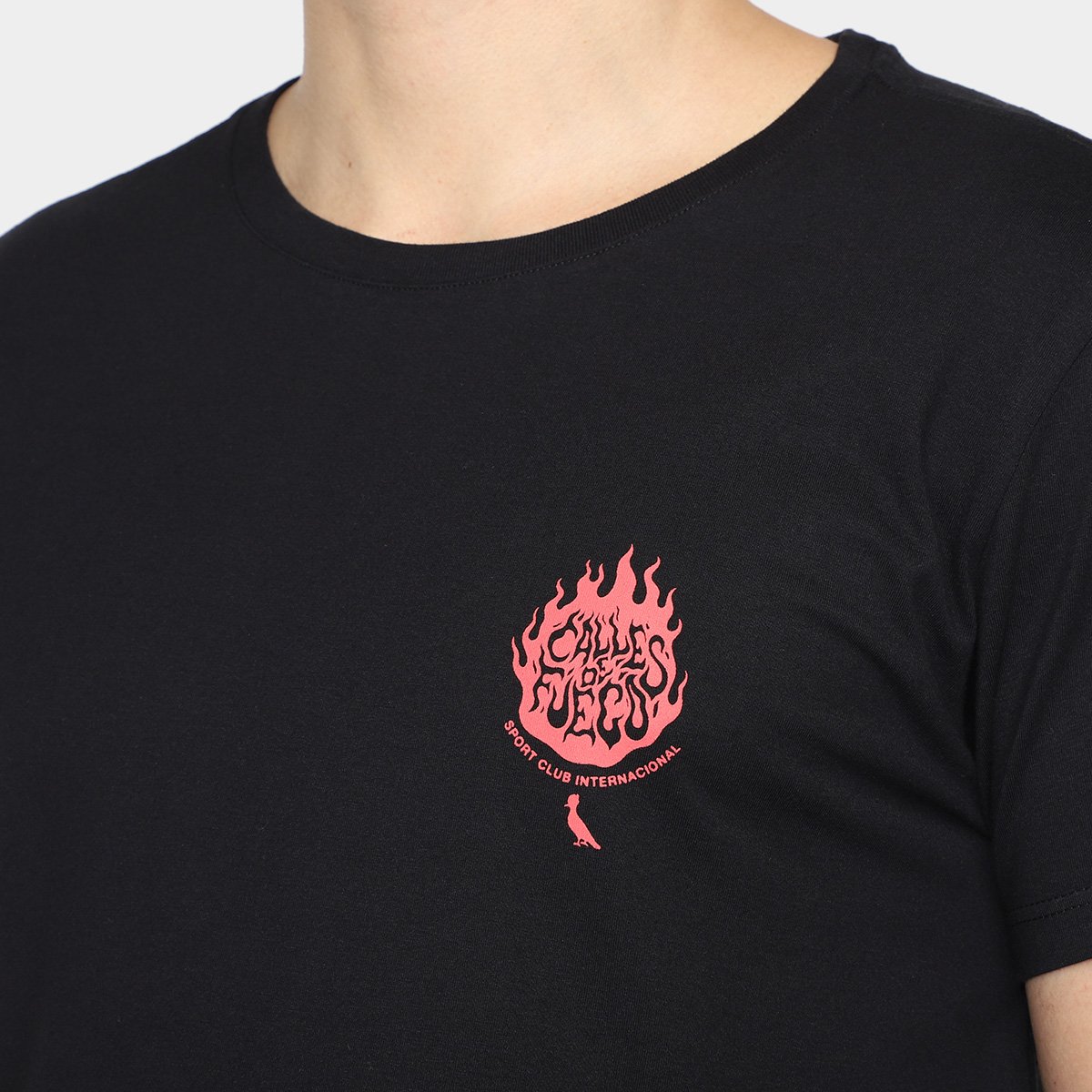 Camiseta Internacional Reserva Calles de Fuego Masculina - Tam: M - 2