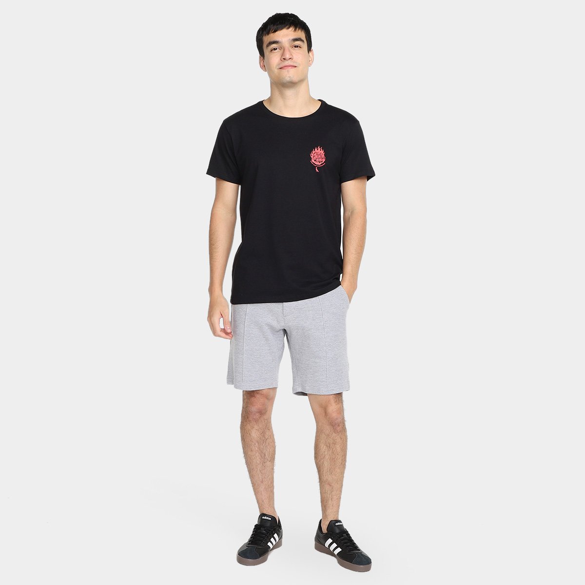 Camiseta Internacional Reserva Calles de Fuego Masculina - Tam: M - 3