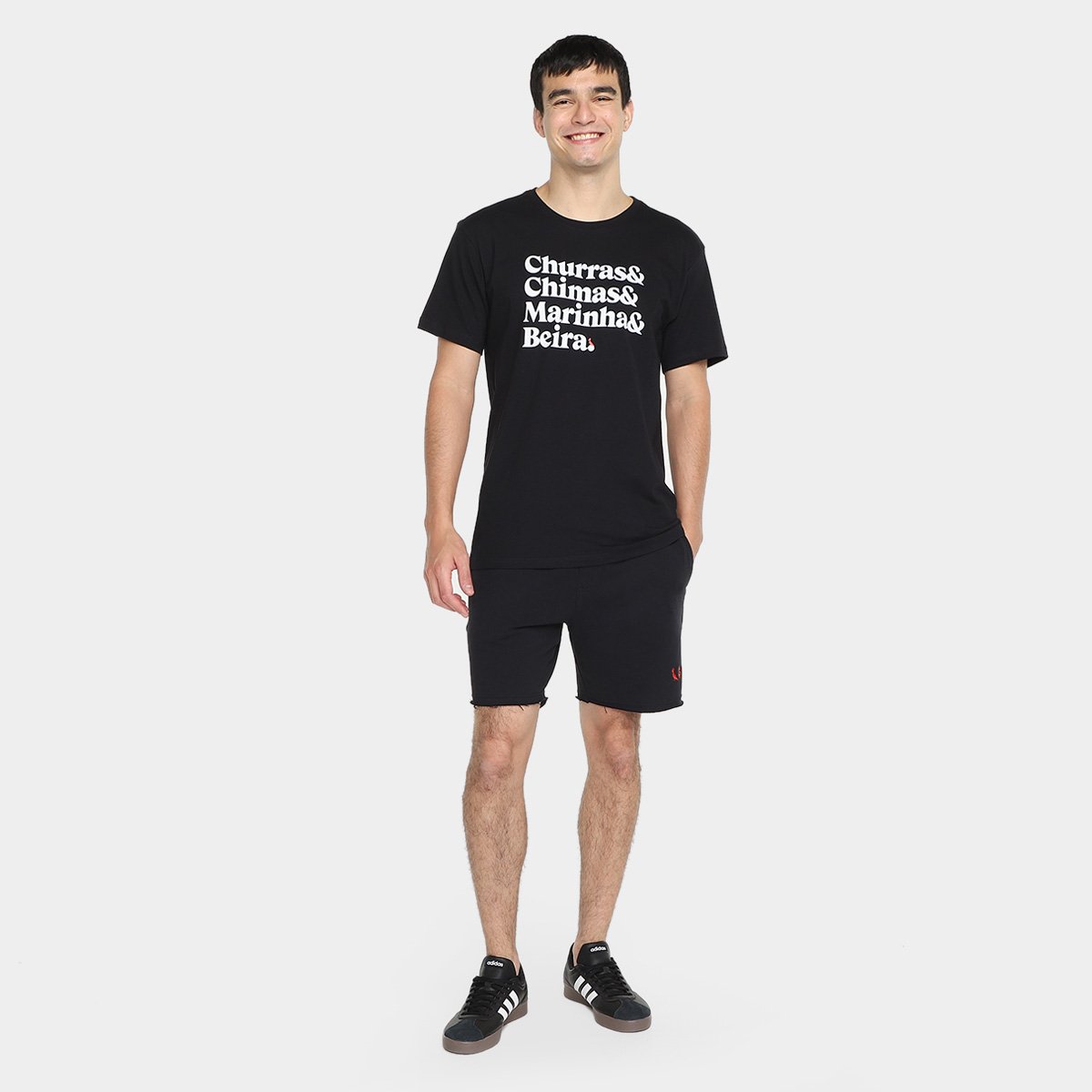 Camiseta Internacional Reserva Churras &&& Masculina - Tam: P - 3