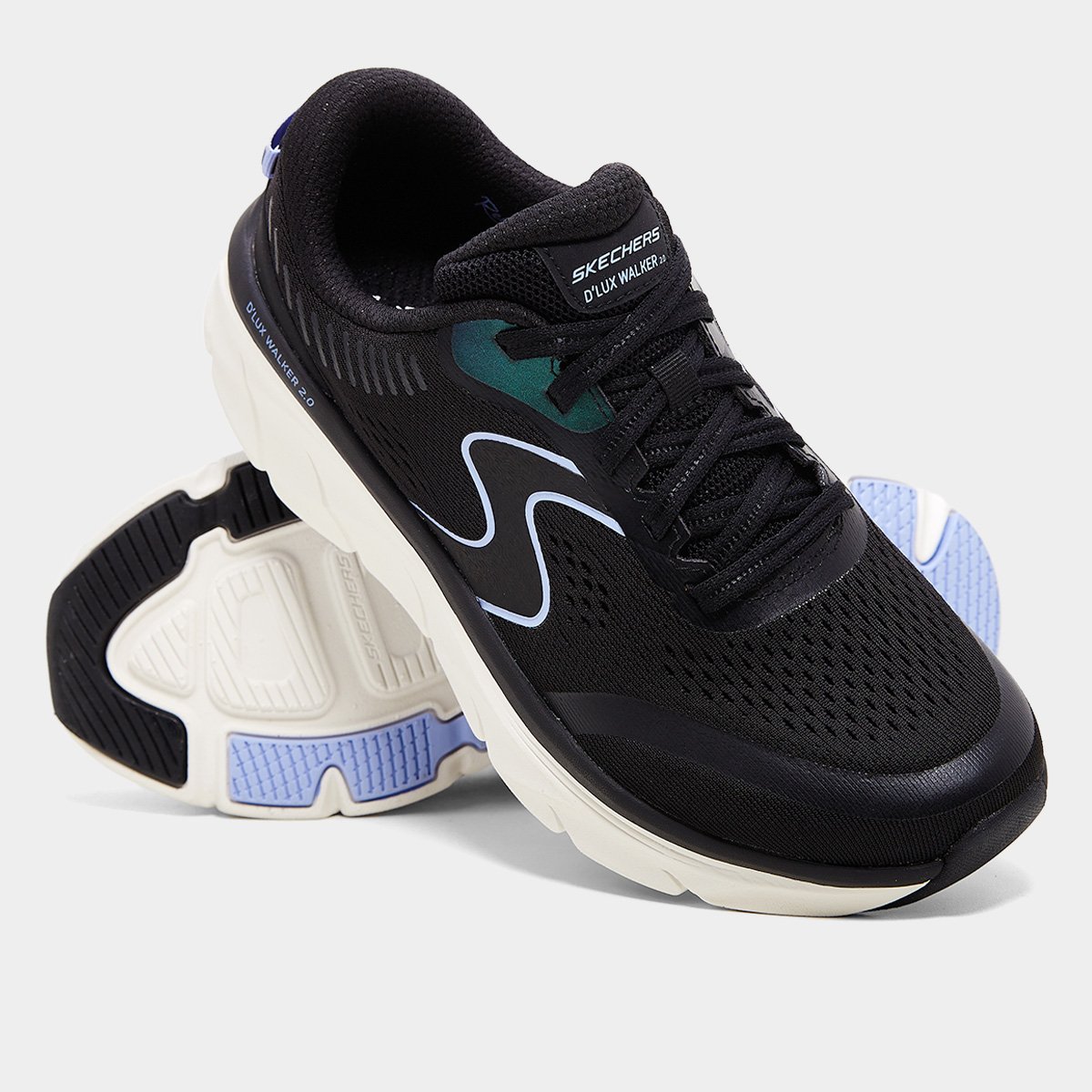 Tênis Skechers D'Lux Walker 2.0-Active Pace Feminino - Tam: 34 - 1