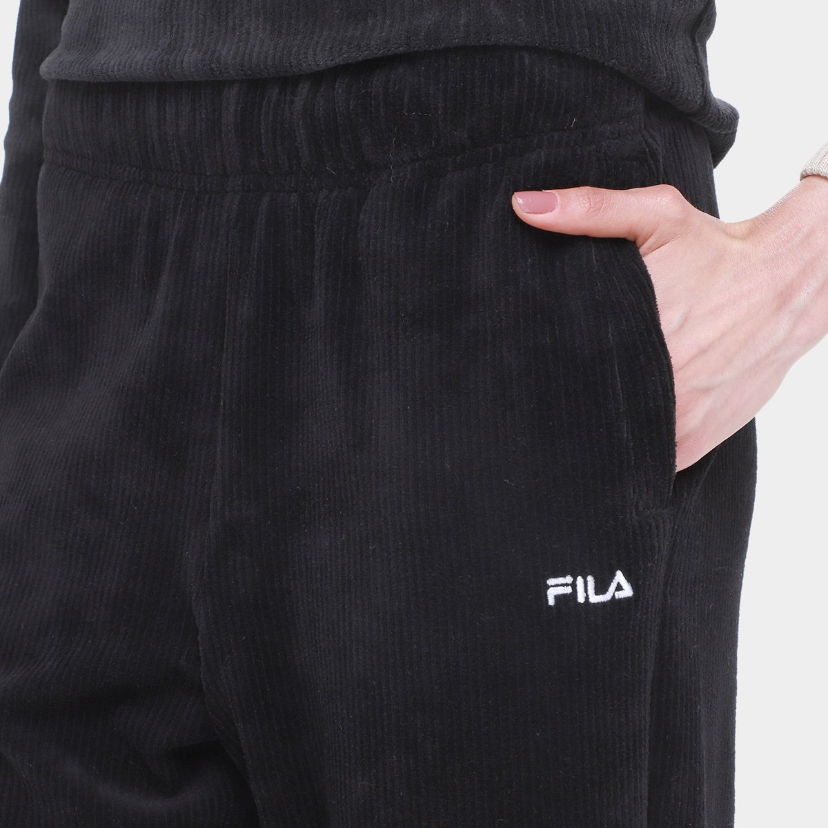 Calça Fila Essentials Canelada Feminina - Tam: M - 2