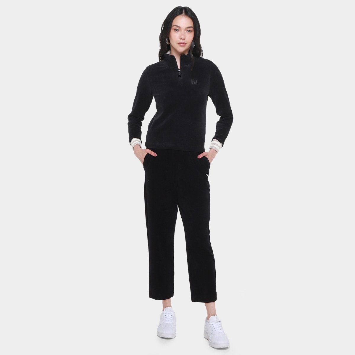 Calça Fila Essentials Canelada Feminina - Tam: M - 3