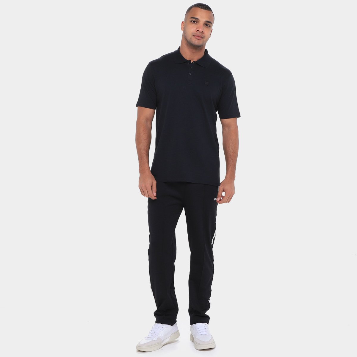 Camisa Polo Fila F-Box Pima Masculina - Tam: P - 3