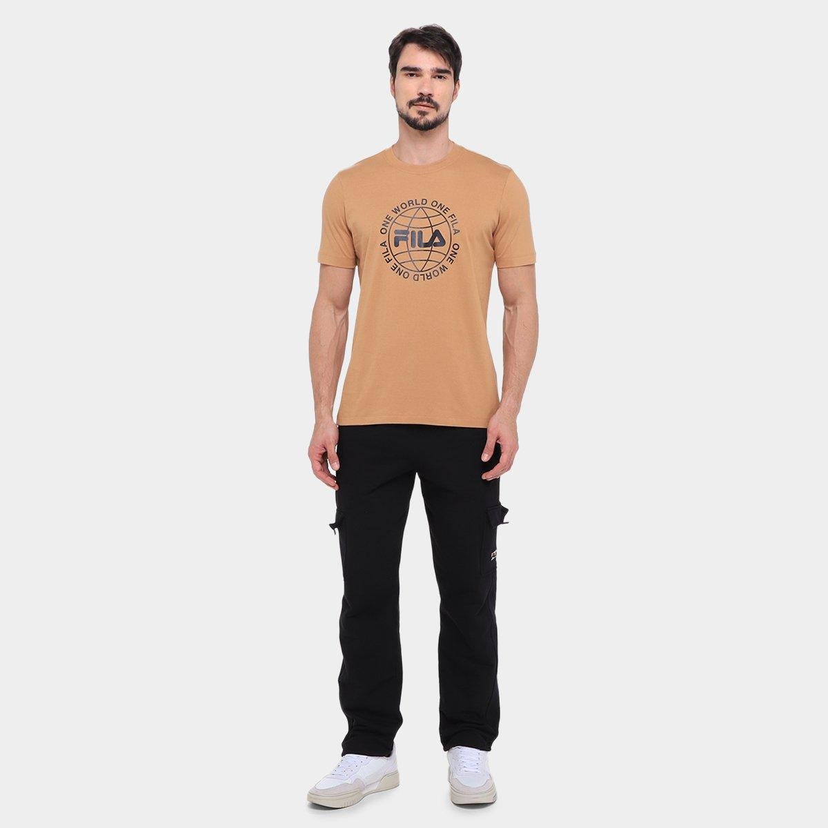 Calça Fila Comfort Cargo Letter Masculina - Tam: P - 3