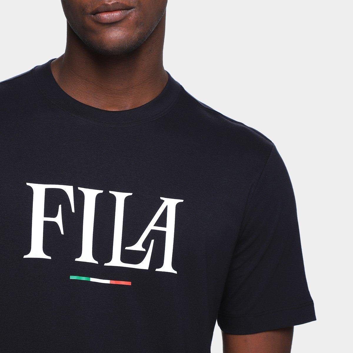 Camiseta Fila Italy Letter Masculina - Tam: P - 2