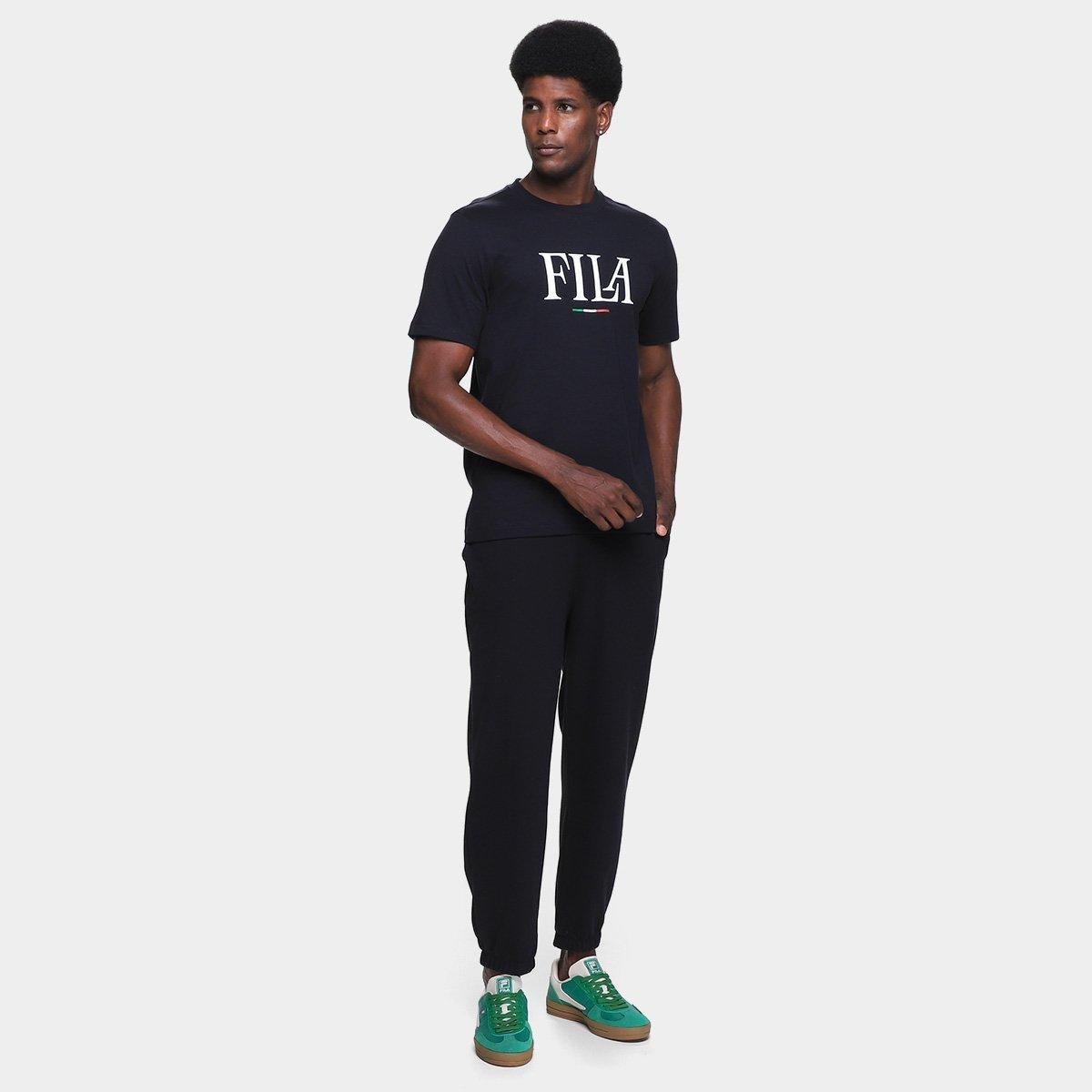 Camiseta Fila Italy Letter Masculina - Tam: P - 3
