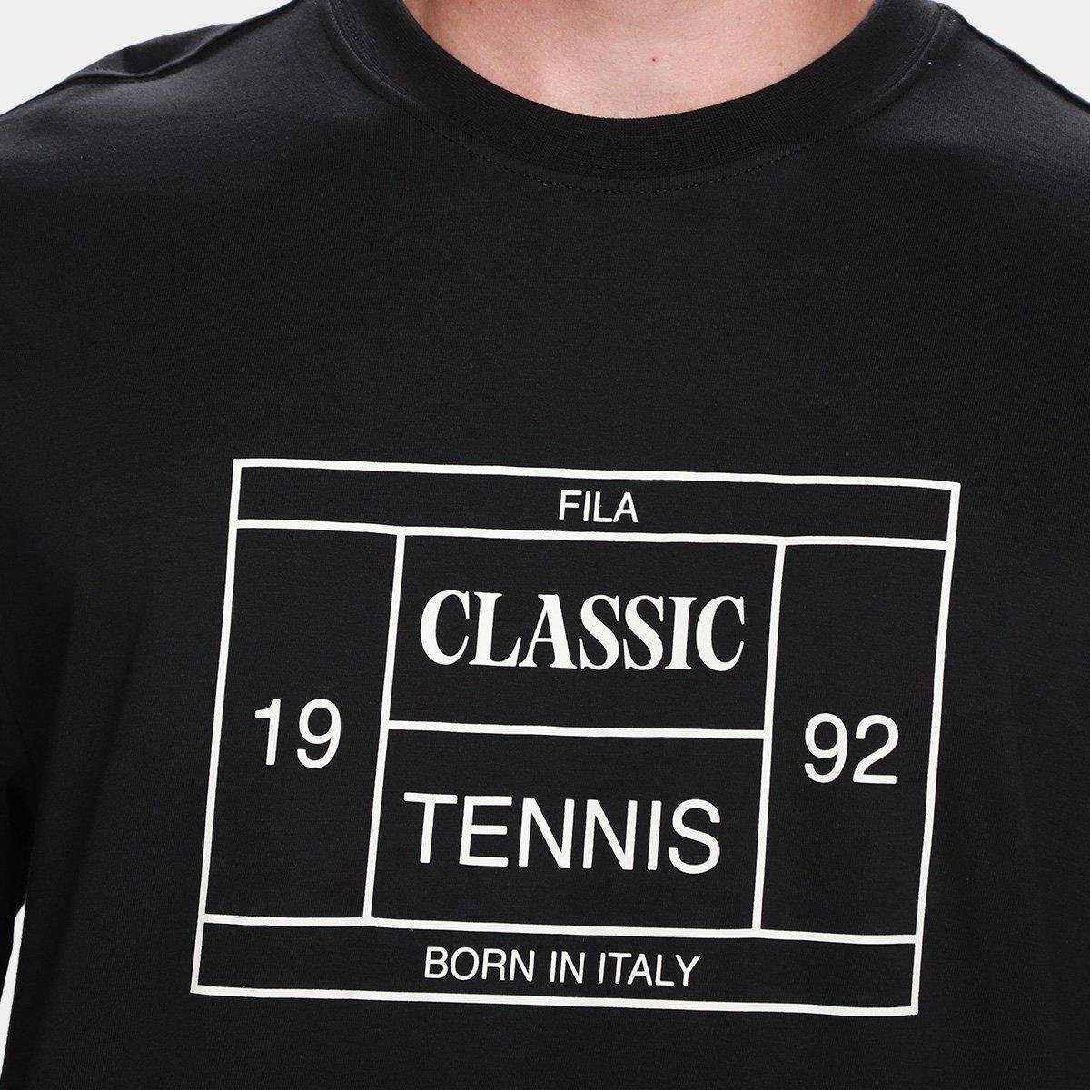Camiseta Fila Comfort Tennis Union Classics Masculina - Tam: P - 2