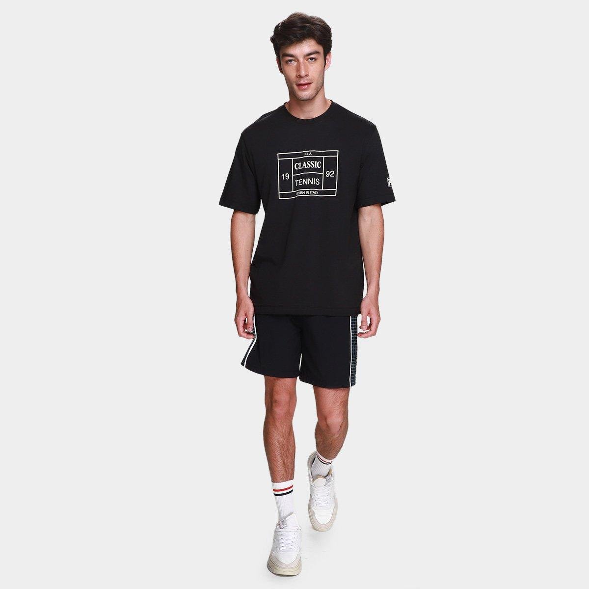 Camiseta Fila Comfort Tennis Union Classics Masculina - Tam: P - 3