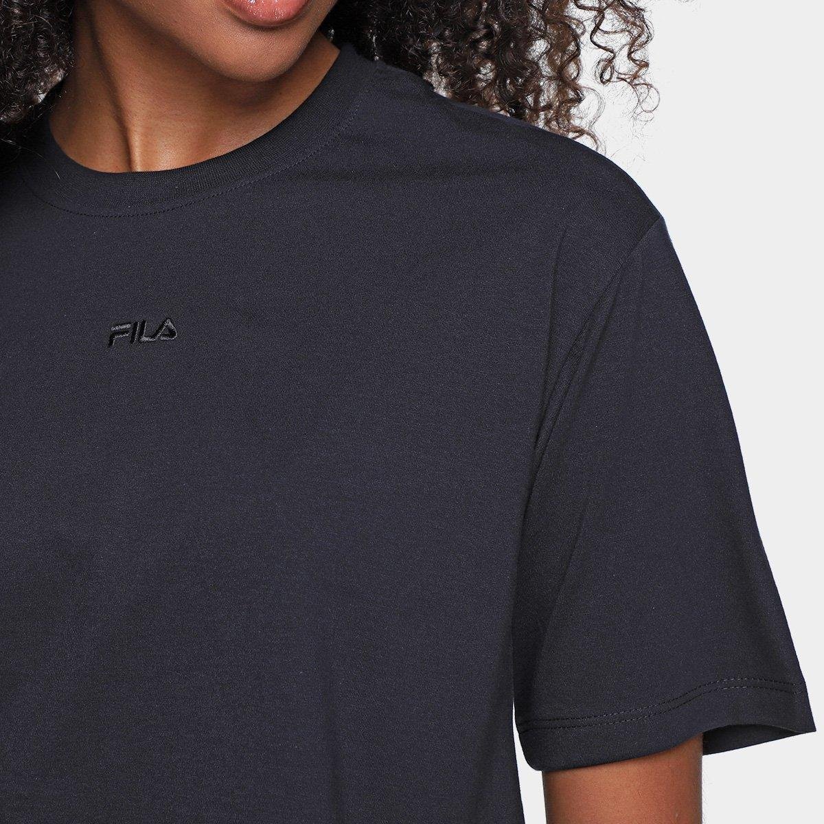 Camiseta Fila Cropped Comfort Classic Feminina - Tam: P - 2