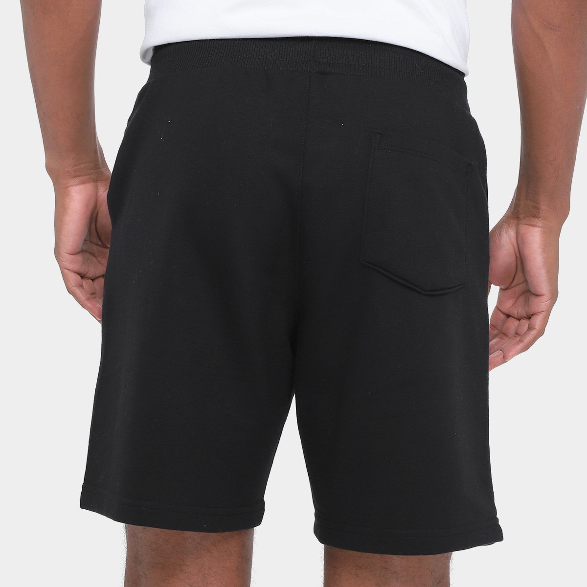Bermuda de Moletom Santos Futebol Arte Masculina - Tam: P - 1