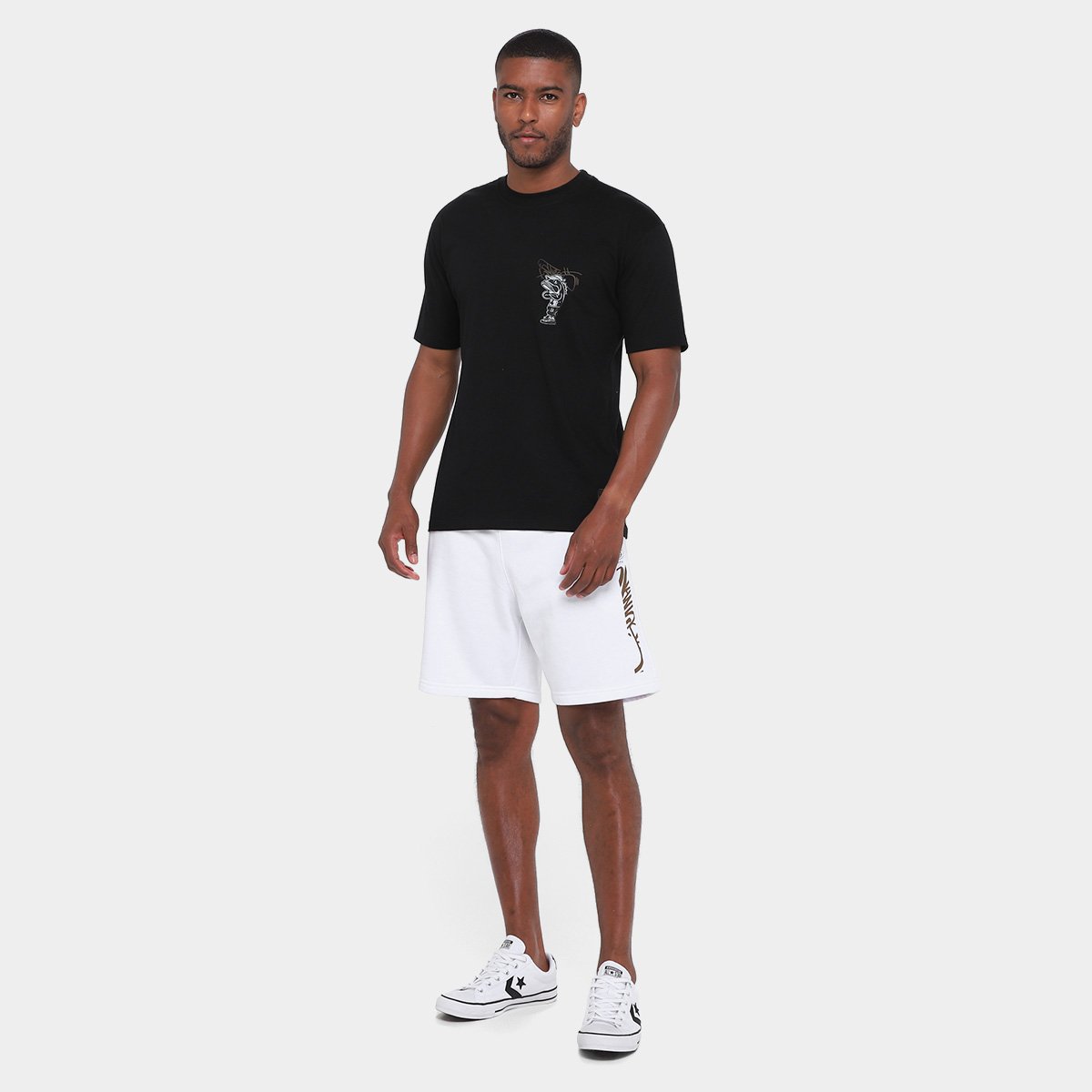 Camiseta Santos Futebol e Arte Masculina - Tam: P - 5