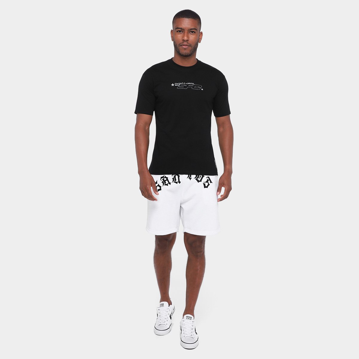Camiseta Santos Masculina - Tam: M - 4