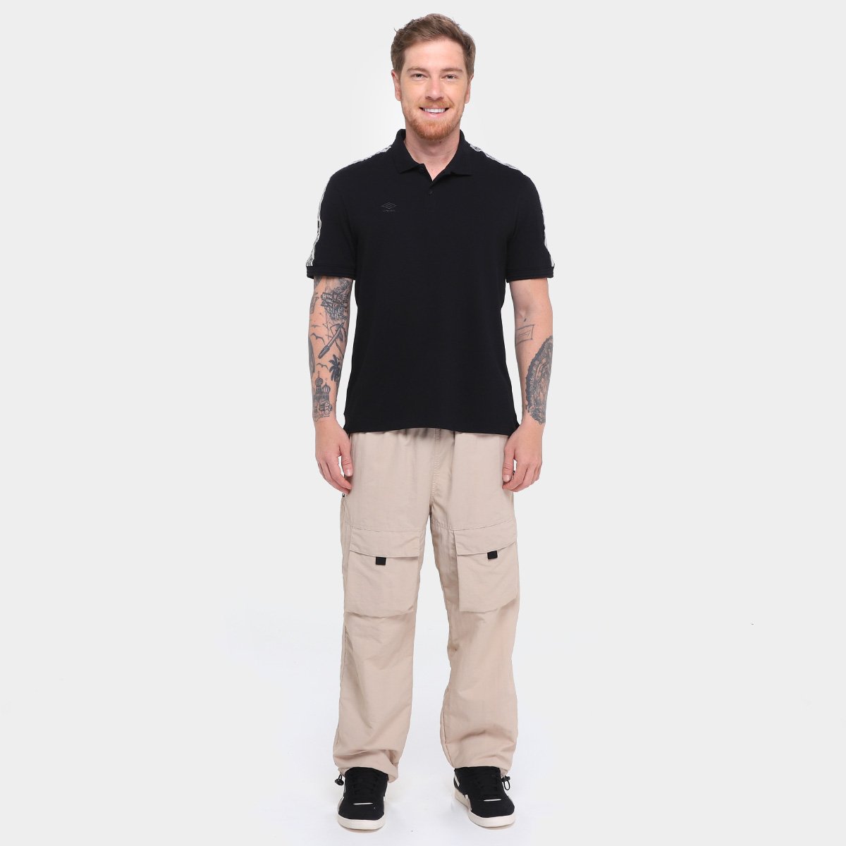 Camisa Polo Umbro Tape F.C. Masculina - Tam: P - 3