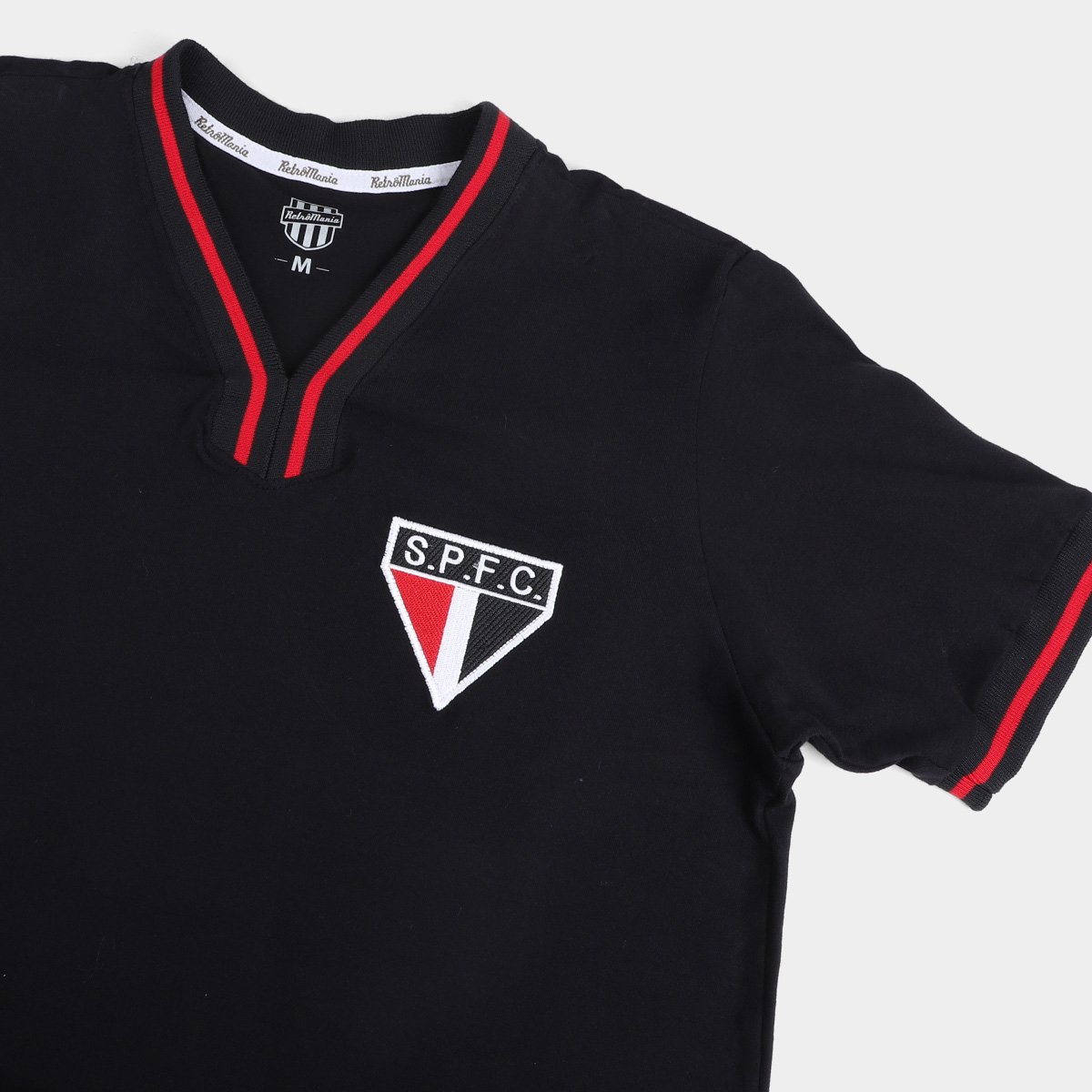 Camisa São Paulo Vintage RetrôMania Masculina - Tam: P - 3