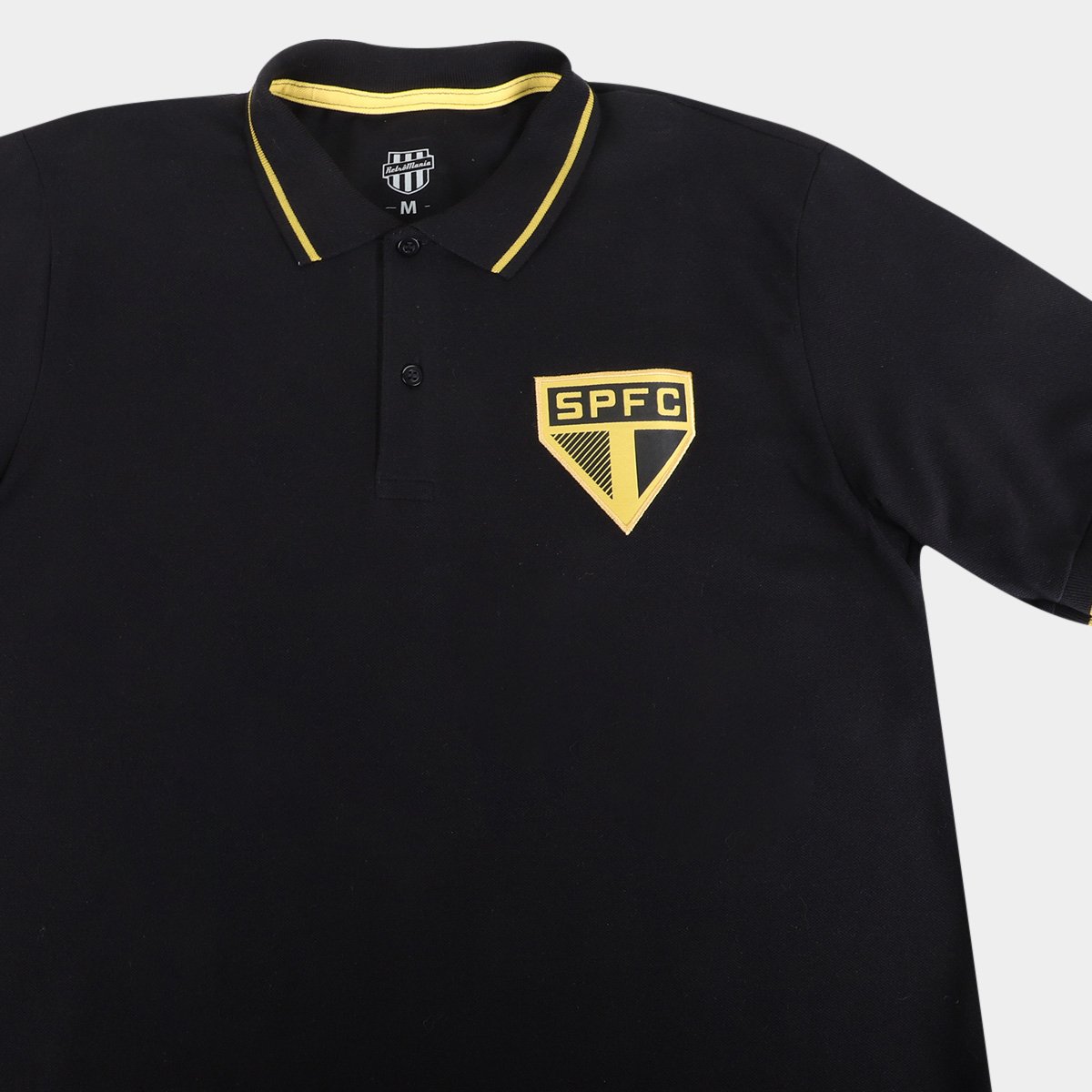 Camisa Polo São Paulo Ouro Vintage RetrôMania Masculina - Tam: P - 3