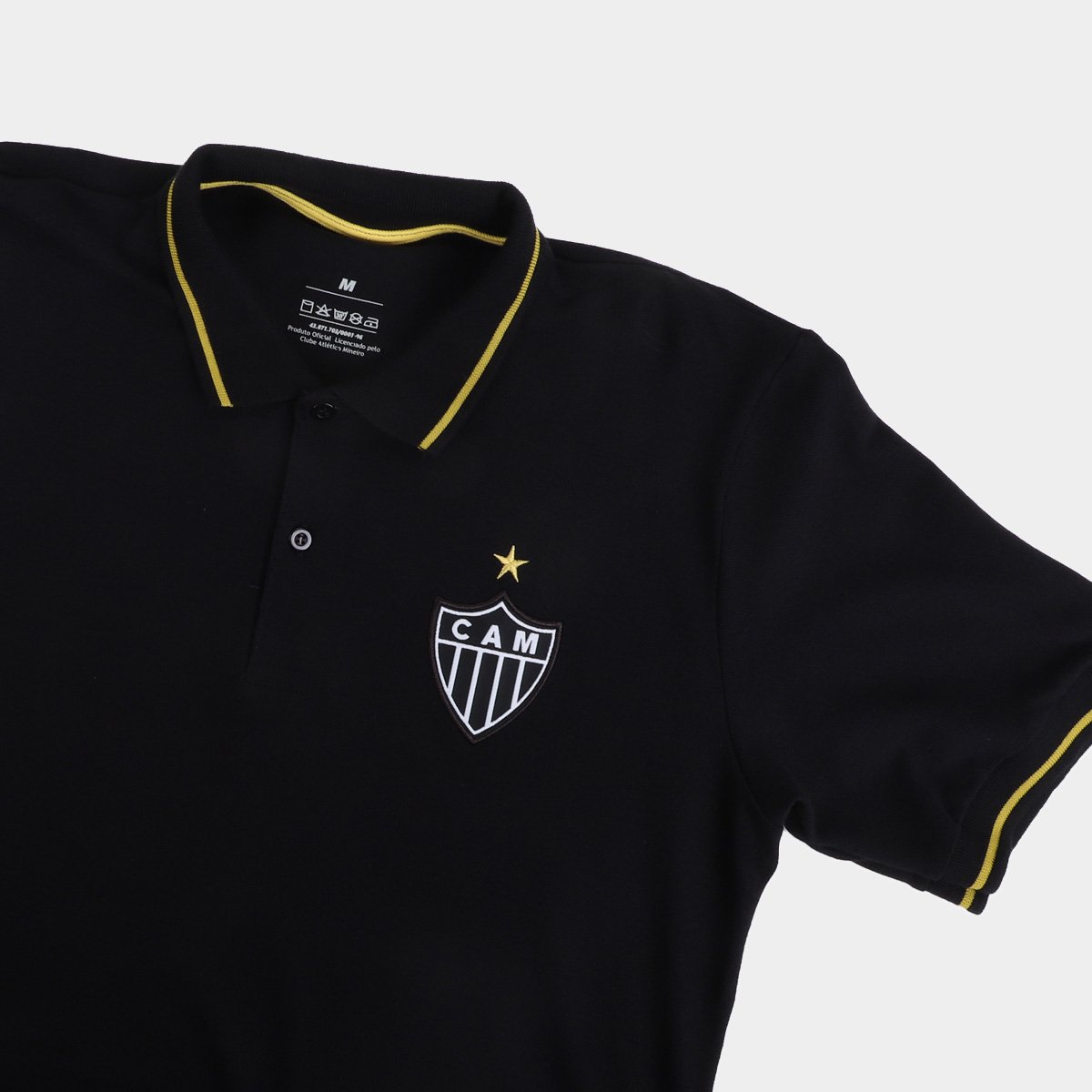 Camisa Polo Atlético Mineiro RetrôMania Clássica Masculina - Tam: P - 3