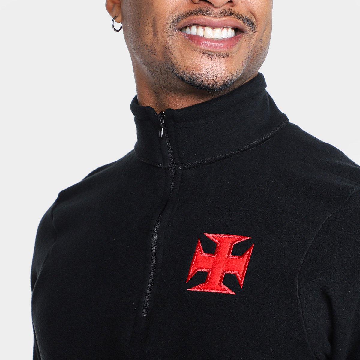 Camisa Manga Longa Vasco RetrôMania Fleece Masculina - Tam: P - 3